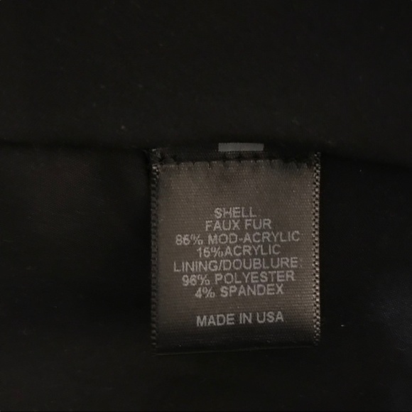 NWT WAYF Faux Fur Vest XS - Picture 6 of 7